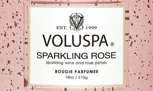 Voluspa Sparkling Rose Large Jar Candle In Sparking Rose