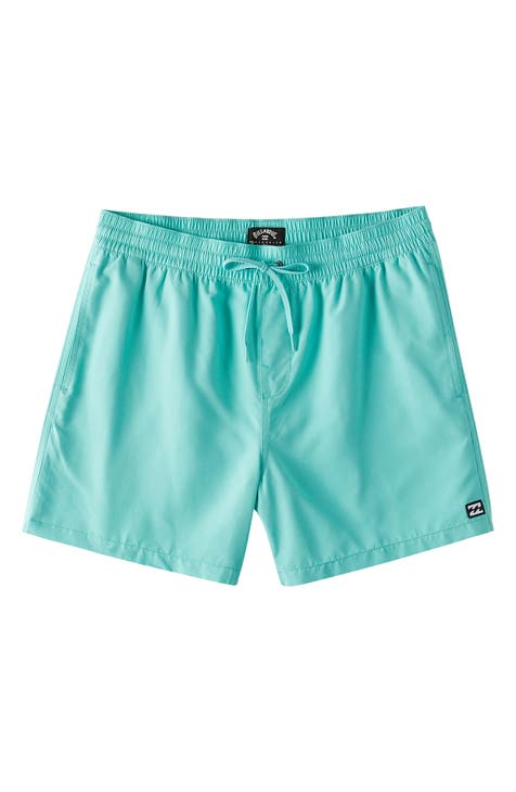 Boys Youth Reel Legends Blue Green Swim Trunks Board Shorts Sz XL 16