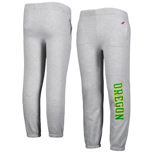 Youth League Collegiate Wear Heather Gray Oregon Ducks Essential Pants