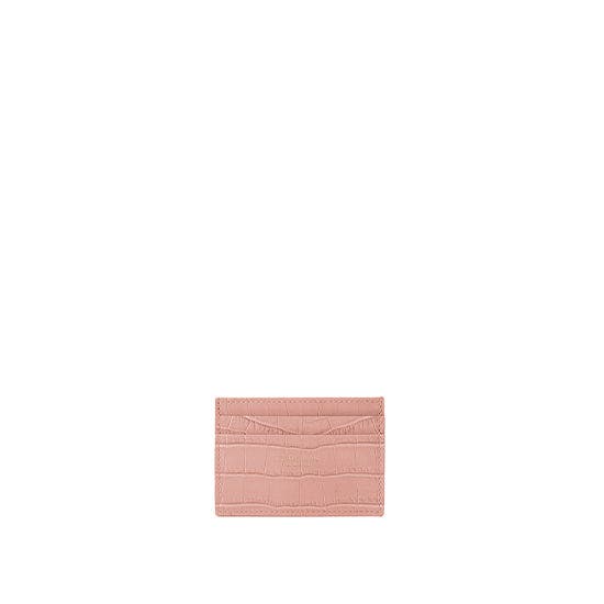 Teddy Blake Cardholder Croco in Nude Pink Cover