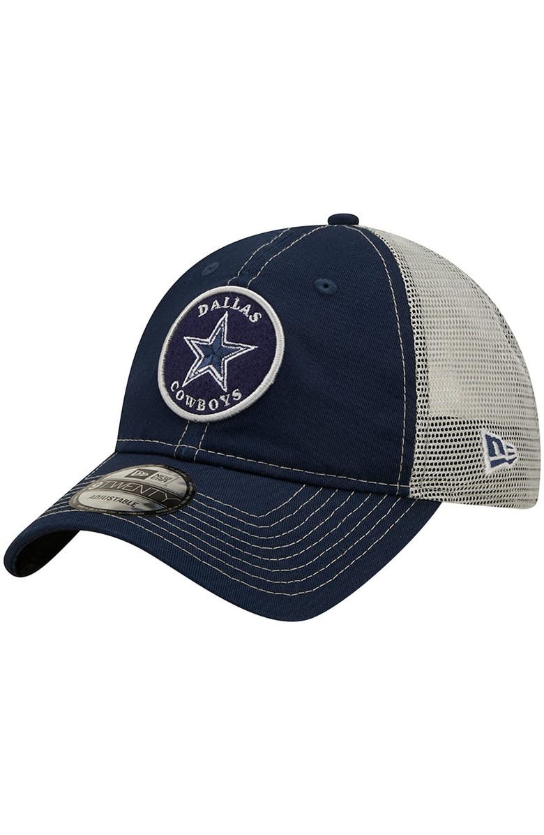 الملاعق المعيارية Cowboys Team Logo Gray Blue Adjustable Hat YD الملاعق المعيارية