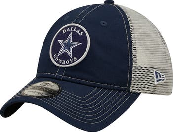 كيكة وداع العزوبية Men's New Era Navy/Gray Dallas Cowboys Circle Trucker 9TWENTY Snapback  Adjustable Hat كيكة وداع العزوبية