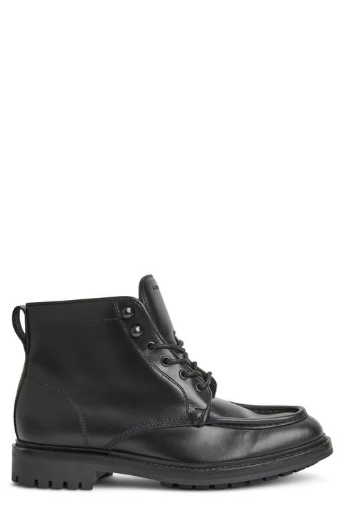 Shop Bruno Magli Scotty Lugged Moc Toe Combat Boot In Black