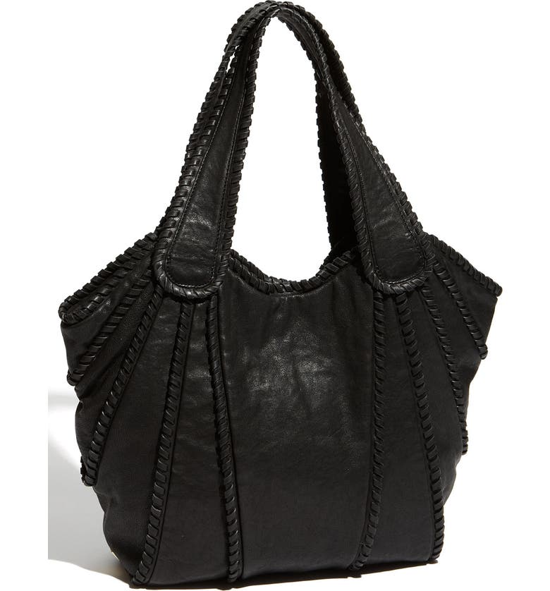 Mara Whipsched Suede Hobo