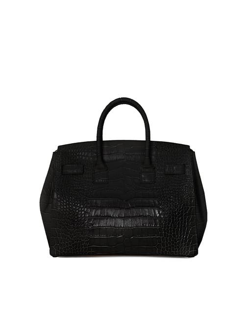 Teddy Blake Gigi Croco Gold 11" In Black
