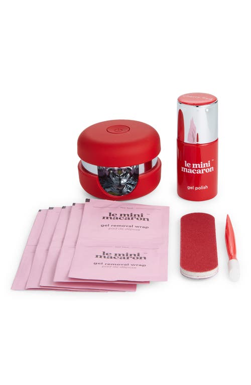 Gel Manicure Kit in Cherry Red