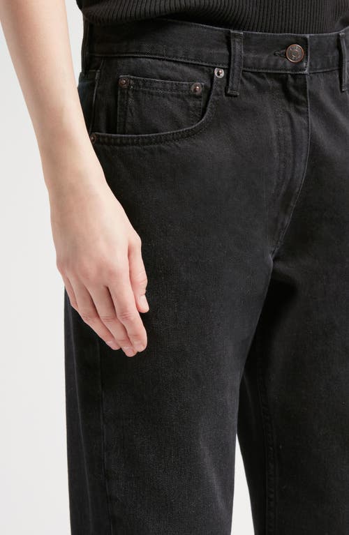 Shop The Row Ryley Straight Leg Jeans In Black