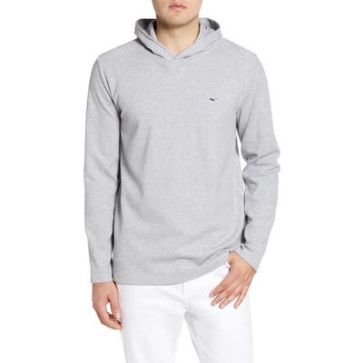 Vineyard Vines Saltwater Regular Fit Pullover Hoodie, Grey