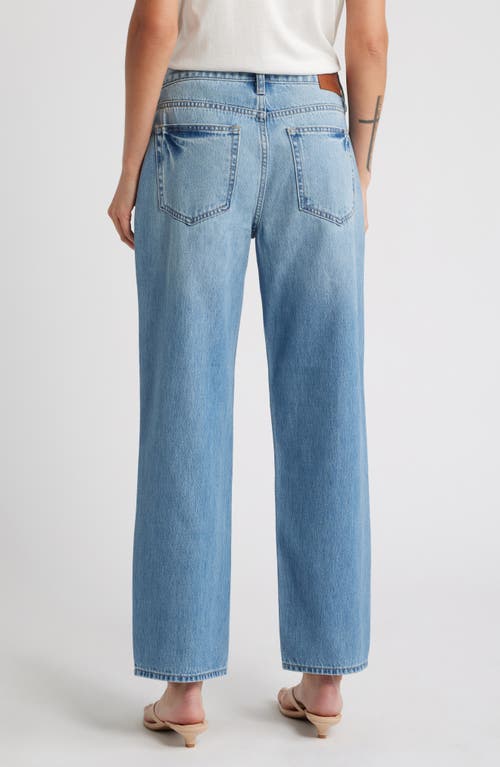 Hidden Jeans Relaxed Straight Leg Boyfriend Jeans In Medium Wash