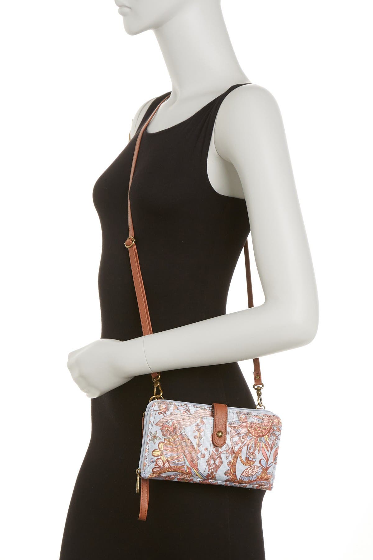 Sakroots Artist Circle Large Smartphone Crossbody Bag In Sky Sd