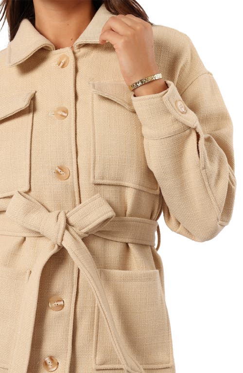 Petal And Pup Petal & Pup Arlow Shacket In Neutral