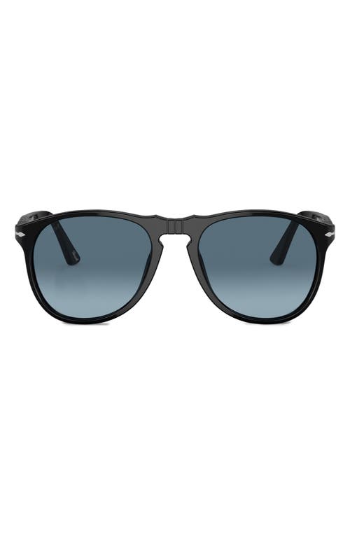 Persol 55mm Gradient Polarized Pilot Sunglasses in Black at Nordstrom
