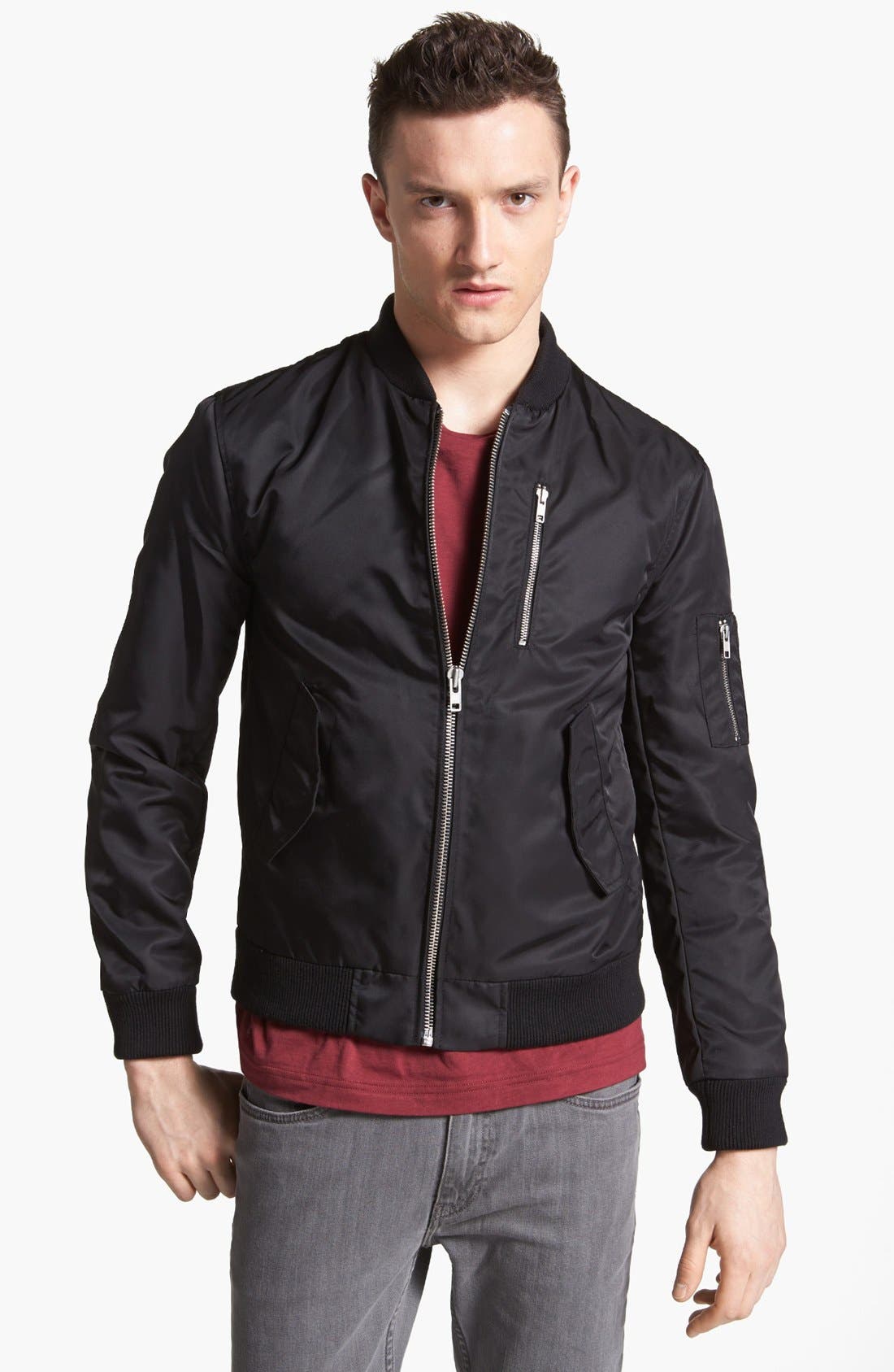blk dnm bomber jacket