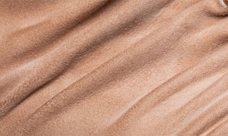Antelope Liselle Ruched Mule In Peach Suede