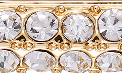 Vince Camuto Pavé Crystal Drop Earrings In Gold Tone