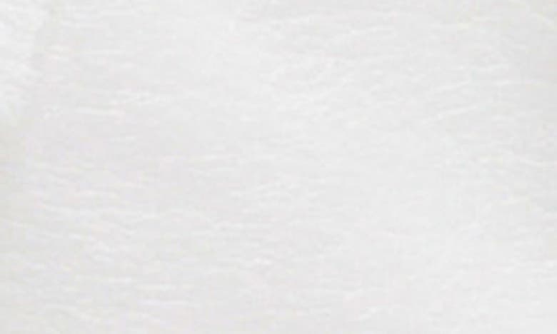 Grey Lab High-waisted Faux Leather Shorts In White In White