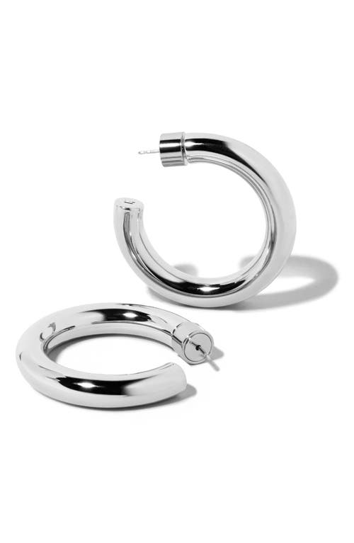 Jennifer Fisher Mini Samira Hoop Earrings In Silver