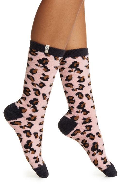 UGG(r) Leslie Crew Socks in Soft Kiss Leopard