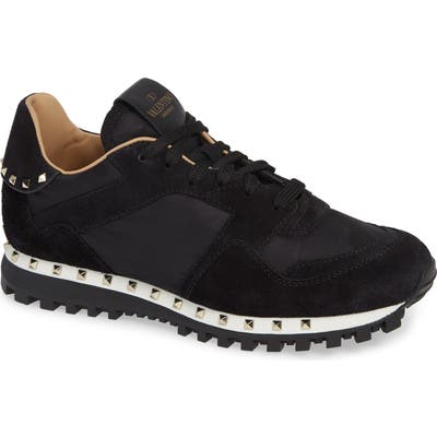 Valentino Garavani Rockstud Sneaker, Black