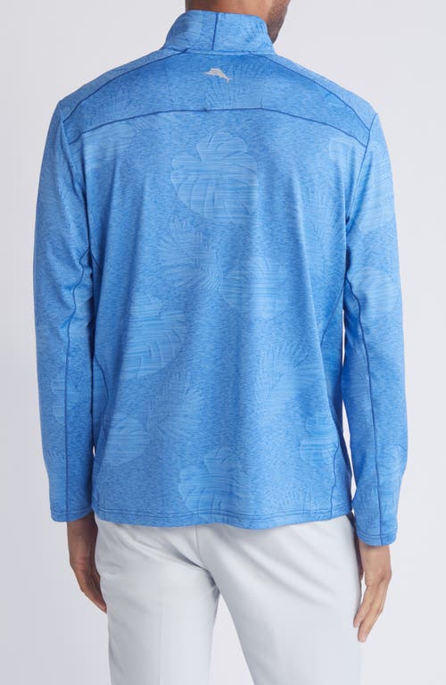 Shop Tommy Bahama Delray Half-zip Pullover In Campanula