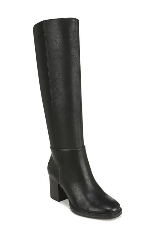 Riona Knee High Boot in Black Wc