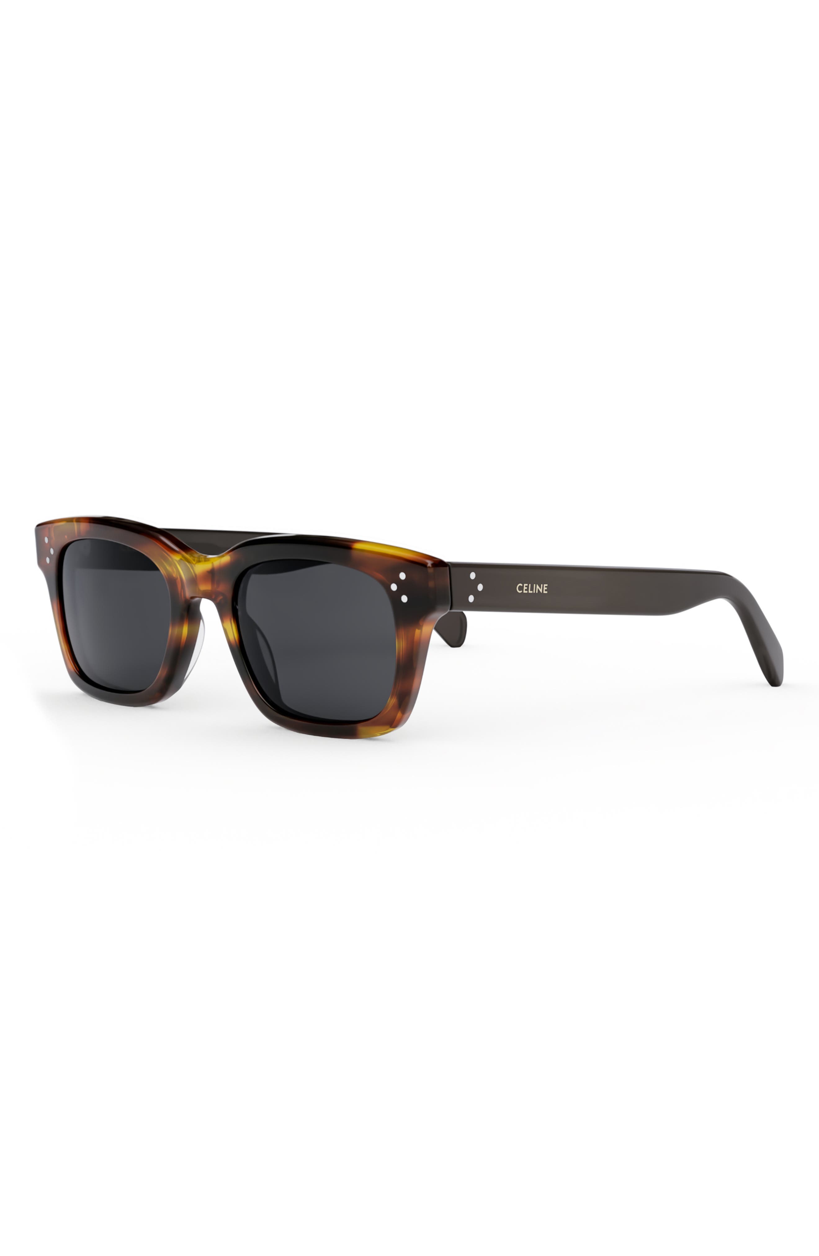 CELINE Bold 3 Dots 50mm Square Sunglasses Nordstrom