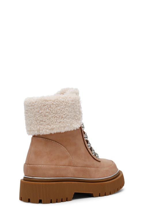 Shop Dolce Vita Dv By  Kids' Chiara Combat Boot In Tan