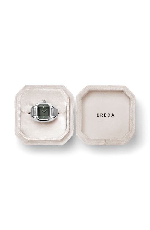 Shop Breda Nocturne Time Ring, 16mm In Stainless Steel