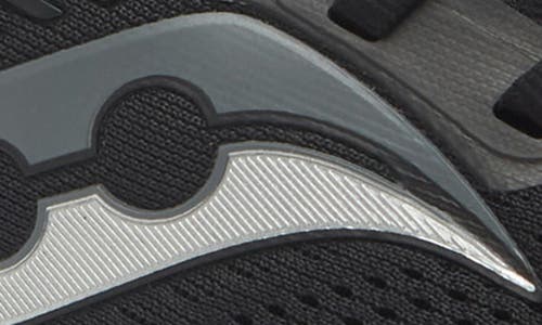 Shop Saucony Hurricane 24 Running Shoe In Black/carbon