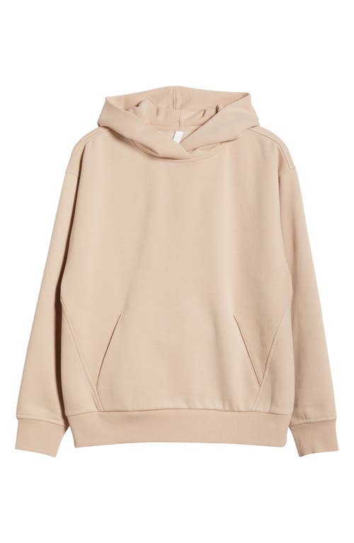 Shop Zella Ultra Cozy Pullover Hoodie In Tan Oxford