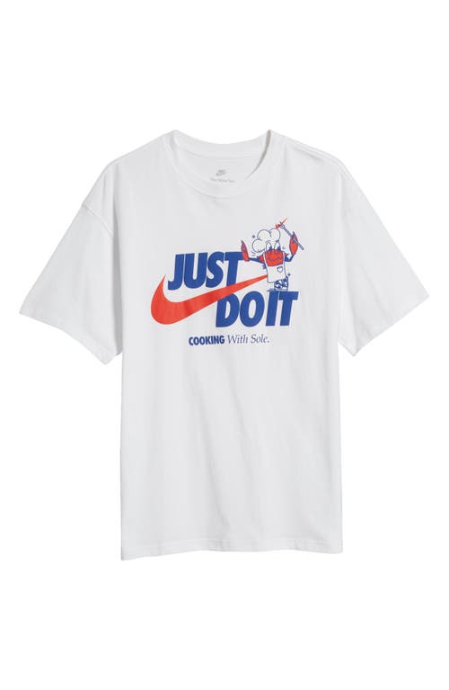 Shop Nike Max90 Cooking With Sole Graphic T-shirt In White