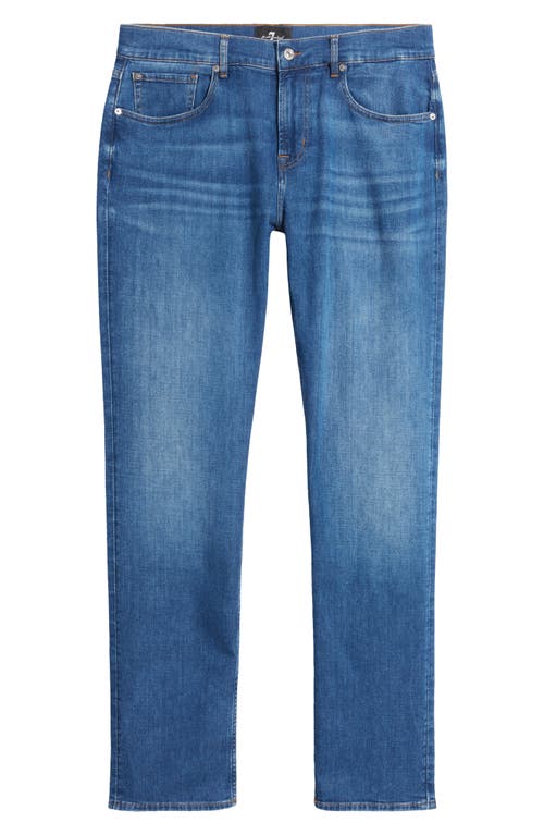 Shop 7 For All Mankind The Straight Leg Jeans In Pitch