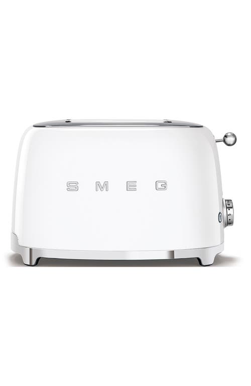 Smeg 50s Retro Style Two-slice Toaster In White