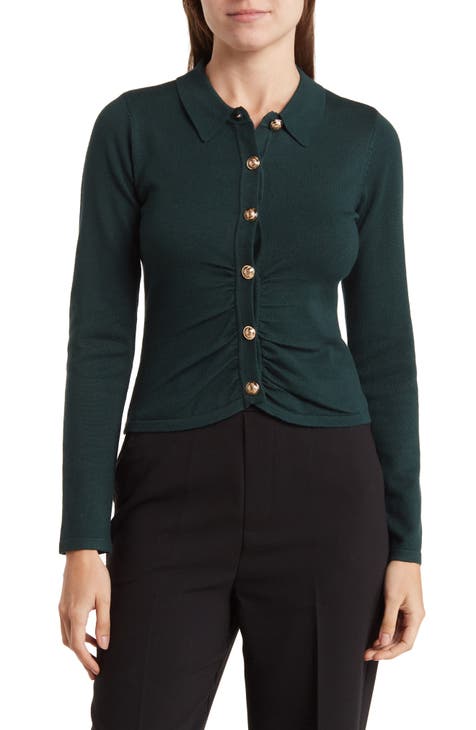Brittany Button Front Crop Cardigan