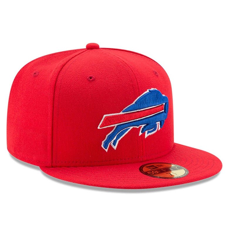 Buffalo Bills New Era Omaha Low Profile 59FIFTY Fitted Hat - White