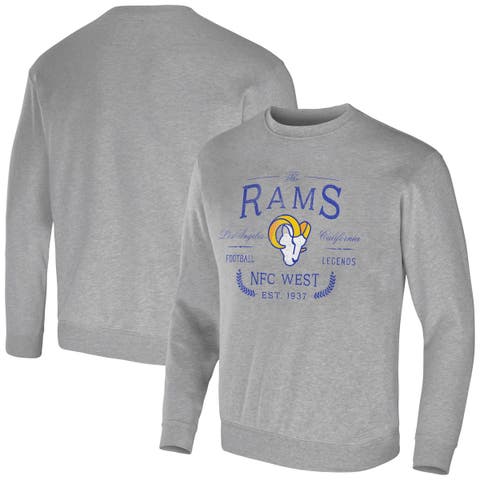 NFL x Darius Rucker Collection by Fanatics Men's NFL x Darius Rucker  Collection by Fanatics Heather Gray Baltimore Ravens Pullover Sweatshirt