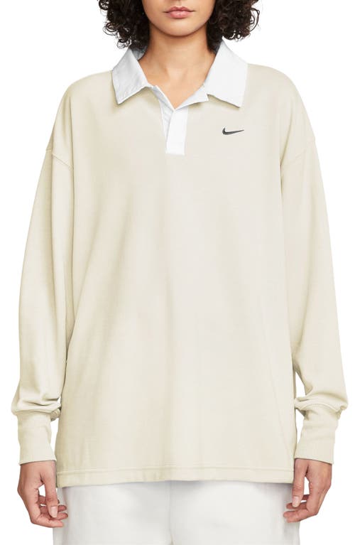 Nike Sportswear Essentials Oversize Long Sleeve Polo at Nordstrom,