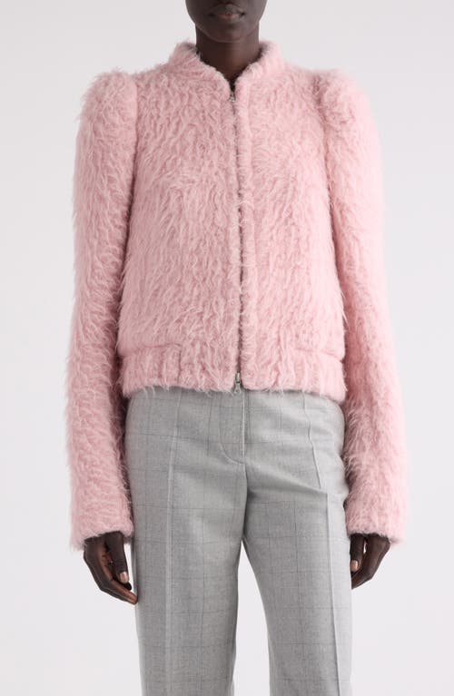 Shop Dries Van Noten Volca Wool & Alpaca Blend Jacket In Pink