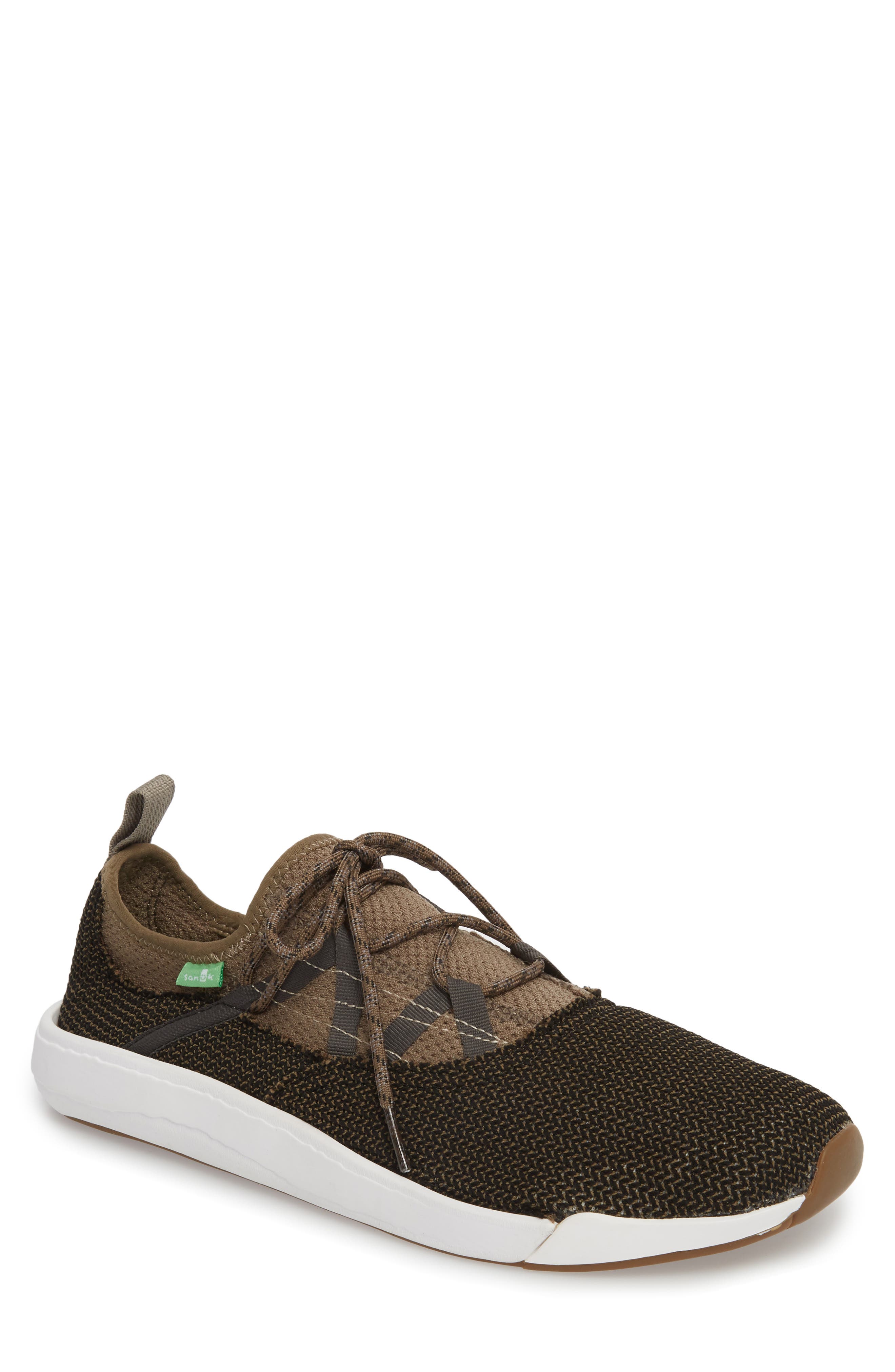 sanuk men's chiba quest knit sneaker