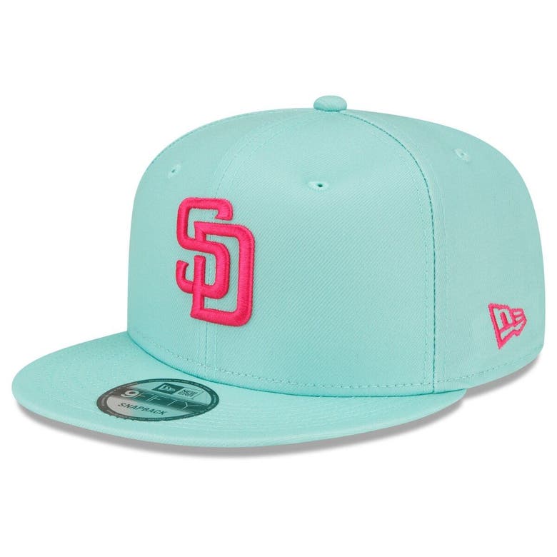 New Era Kids' Youth  Mint San Diego Padres 2022 City Connect 9fifty Snapback Adjustable Hat In Aqua