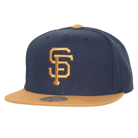 Men's Mitchell & Ness Navy San Francisco Giants Work It Snapback Hat