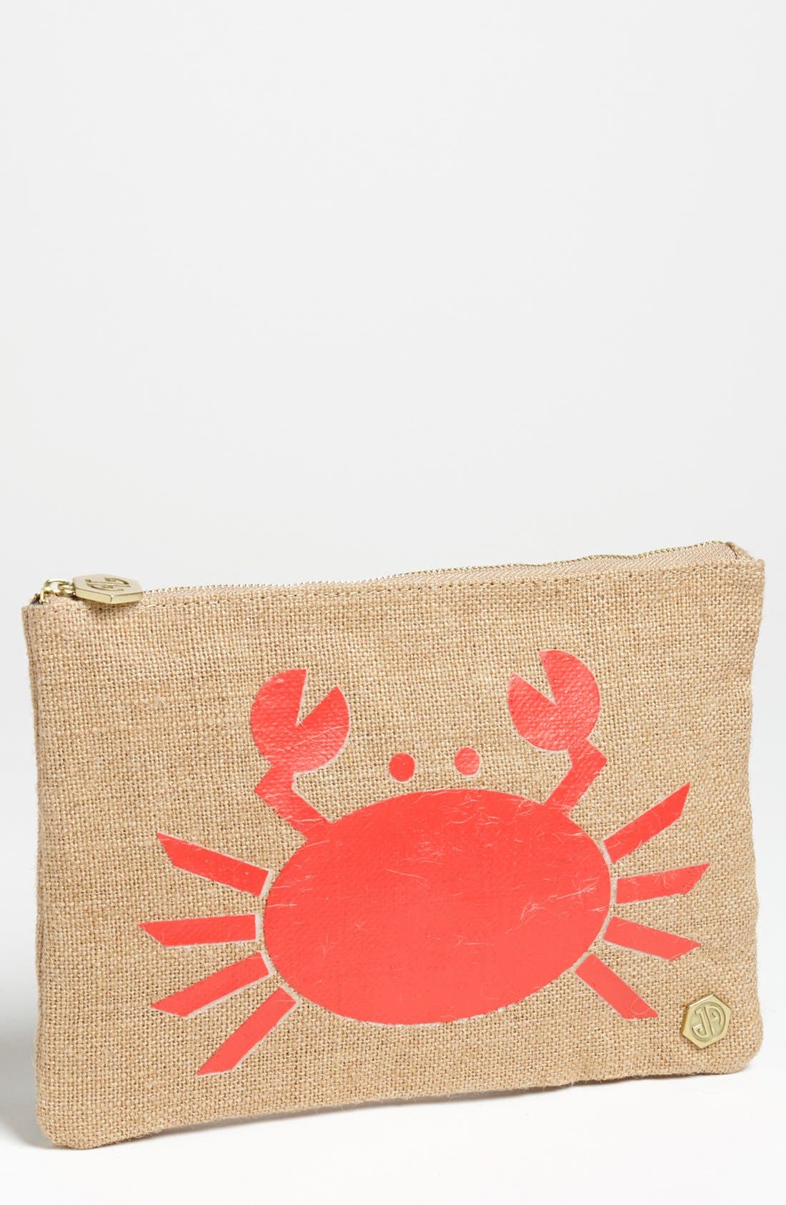Jonathan Adler 'Crab' Canvas Pouch Nordstrom
