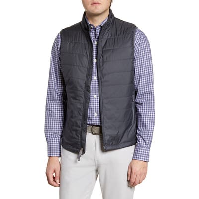 Peter Millar Hyperlight Quilted Vest, Black