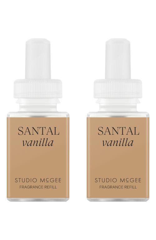 PURA x Studio McGee White Bergamot 2-Pack Diffuser Fragrance Refills in Santal Vanilla at Nordstrom