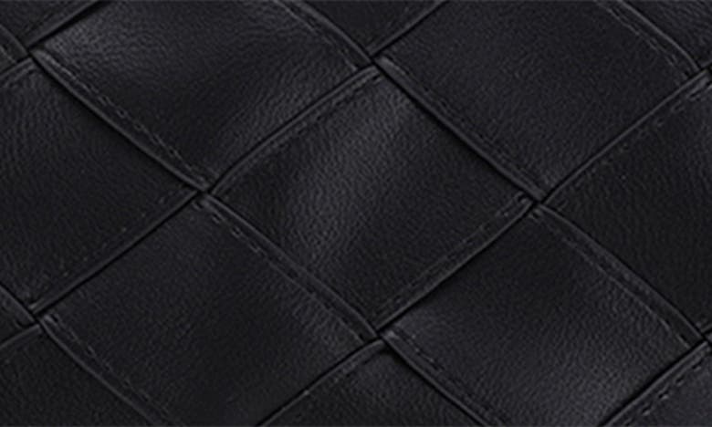 Shop Mali + Lili Lucy Woven Vegan Leather Tote In Black