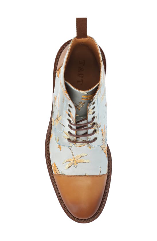 Shop Taft Jack Lace-up Cap Toe Boot In Blue Dragonfly