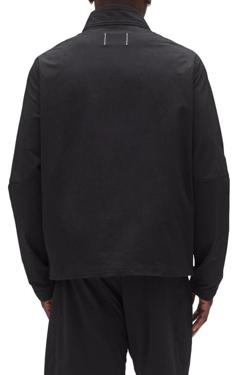 Shop Reigning Champ Stretch Nylon Team Jacket In Black