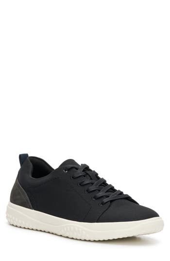 Vince Camuto Haben Woven Low Top Sneaker In Black/charcoal