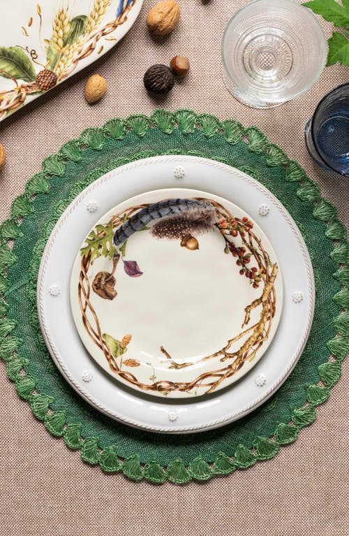 Juliska Isadora Set Of 4 Placemats In Evergreen