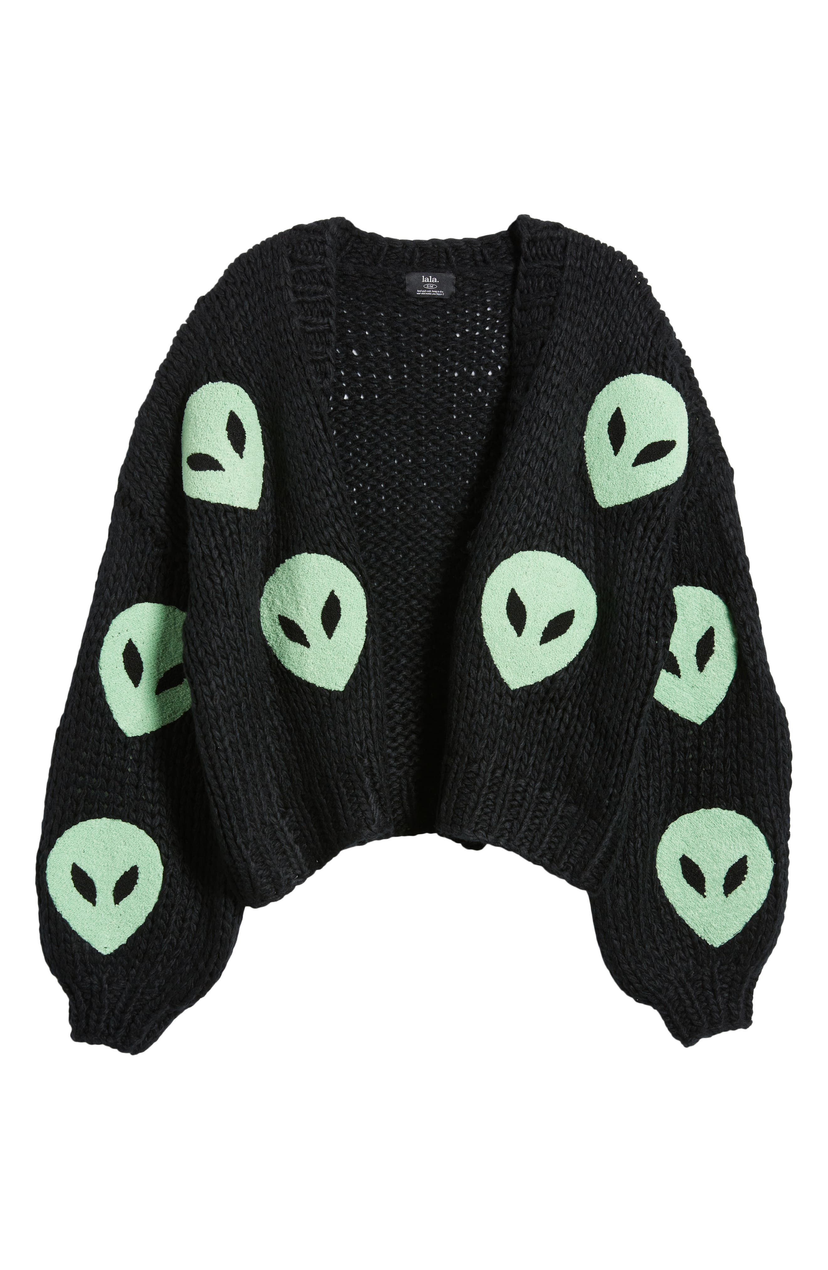 Dressed in Lala Visionary Alien Cardigan Nordstrom
